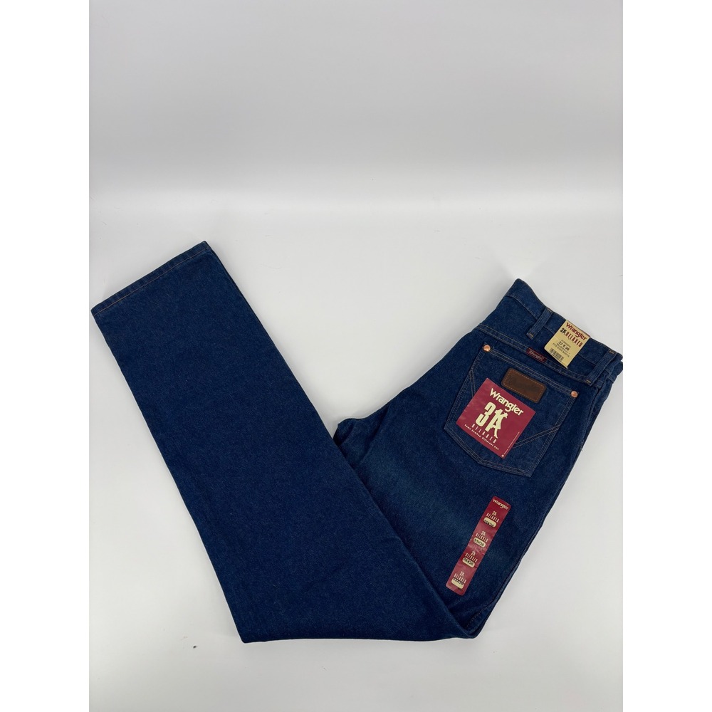 Wrangler 31MWZPW 31 Relaxed Fit Jeans Dark Wash Indigo 33x36 NWT